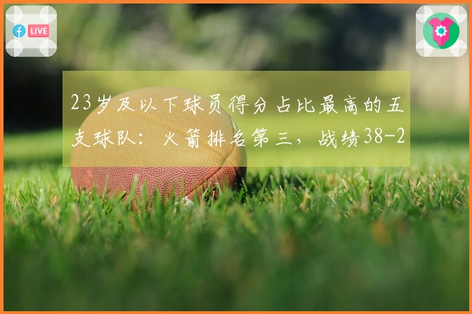 23岁及以下球员得分占比最高的五支球队：火箭排名第三，战绩38-22表现不“寻常”